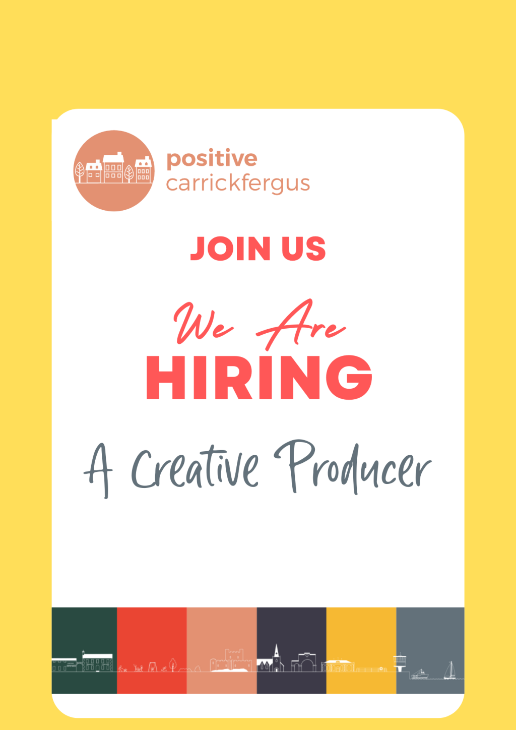Join Us. We are hiring a Creative Producer